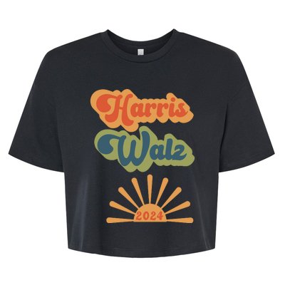 Kamala Harris Walz 2024 Bella+Canvas Jersey Crop Tee