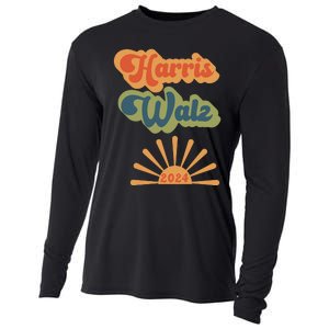 Kamala Harris Walz 2024 Cooling Performance Long Sleeve Crew