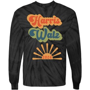 Kamala Harris Walz 2024 Tie-Dye Long Sleeve Shirt