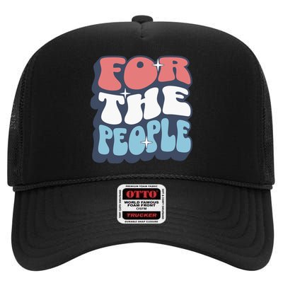 Kamala Harris Walz Comfort Colors  In My Kamala Era Madam President 2024 High Crown Mesh Back Trucker Hat