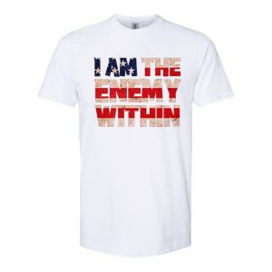 Kamala Harris Walz 2024 I Am The Enemy Within Softstyle CVC T-Shirt