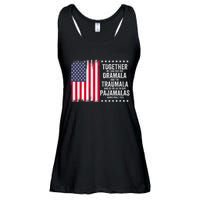 Kamala Harris Walz 2024 We Can End Dramala Traumala Ladies Essential Flowy Tank