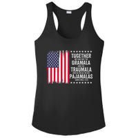 Kamala Harris Walz 2024 We Can End Dramala Traumala Ladies PosiCharge Competitor Racerback Tank