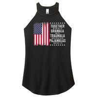 Kamala Harris Walz 2024 We Can End Dramala Traumala Women's Perfect Tri Rocker Tank