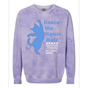 Kamala Harris Walz 2024 Waltz Dance 2 Steps Forward Not Back Colorblast Crewneck Sweatshirt