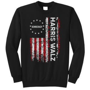 Kamala Harris Walz 2024 Harris Waltz Vp President 47th Flag Sweatshirt