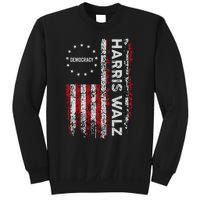 Kamala Harris Walz 2024 Harris Waltz Vp President 47th Flag Sweatshirt