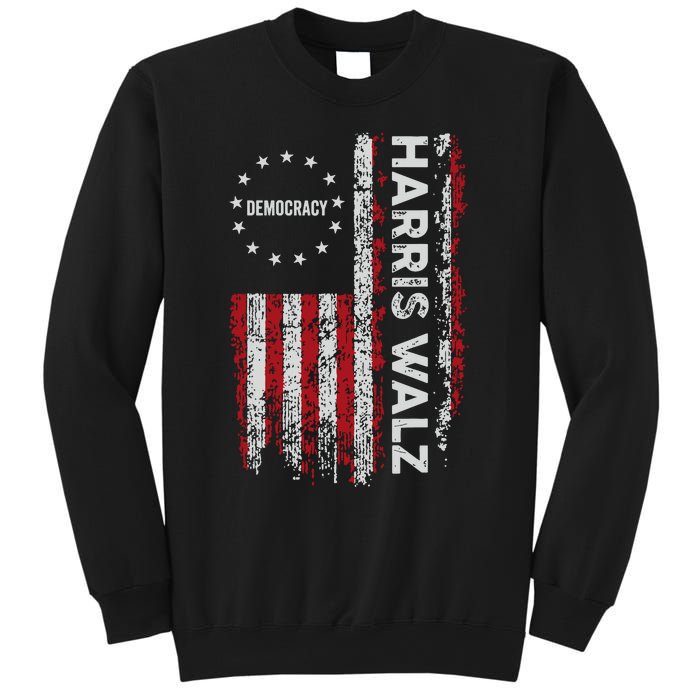 Kamala Harris Walz 2024 Harris Waltz Vp President 47th Flag Sweatshirt