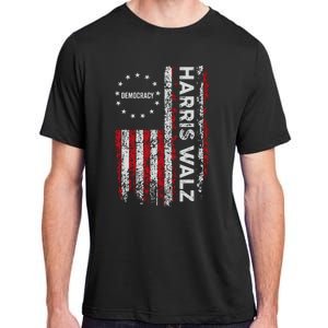 Kamala Harris Walz 2024 Harris Waltz Vp President 47th Flag Adult ChromaSoft Performance T-Shirt