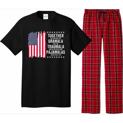 Kamala Harris Walz 2024 We Can End Dramala Traumala Pajama Set