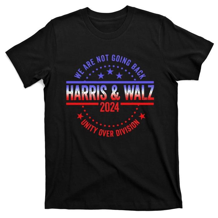 Kamala Harris Waltz 2024 We Are Not Going Back T-Shirt