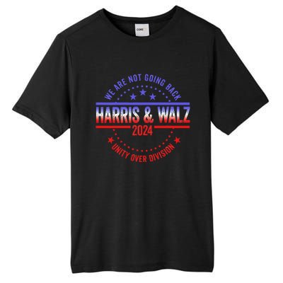 Kamala Harris Waltz 2024 We Are Not Going Back Tall Fusion ChromaSoft Performance T-Shirt