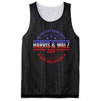 Kamala Harris Waltz 2024 We Are Not Going Back Mesh Reversible Basketball Jersey Tank