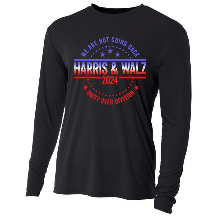 Kamala Harris Waltz 2024 We Are Not Going Back Cooling Performance Long Sleeve Crew