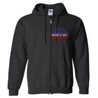 Kamala Harris Waltz 2024 We Are Not Going Back Full Zip Hoodie