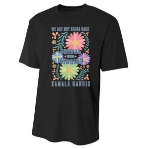 Kamala Harris Waltz 2024 Joyful Warrior Were Not Going Back Gift Performance Sprint T-Shirt