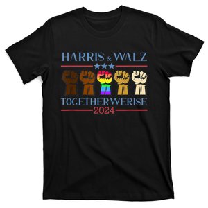 Kamala Harris Walz Together Werise 2024 Election Lgbt Harris Walz Gift T-Shirt