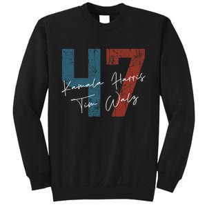 Kamala Harris Walz 2024 Harris Waltz President Democratic 47 Sweatshirt