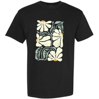 Kamala Harris Waltz Hand Drawn Flower Brighter Tomorrow 2024 Garment-Dyed Heavyweight T-Shirt