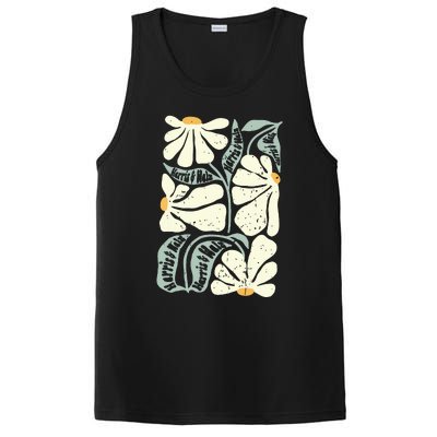 Kamala Harris Waltz Hand Drawn Flower Brighter Tomorrow 2024 PosiCharge Competitor Tank