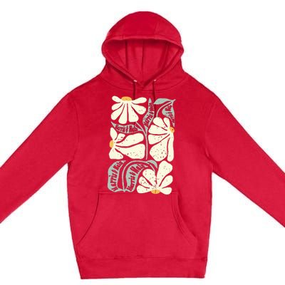 Kamala Harris Waltz Hand Drawn Flower Brighter Tomorrow 2024 Premium Pullover Hoodie