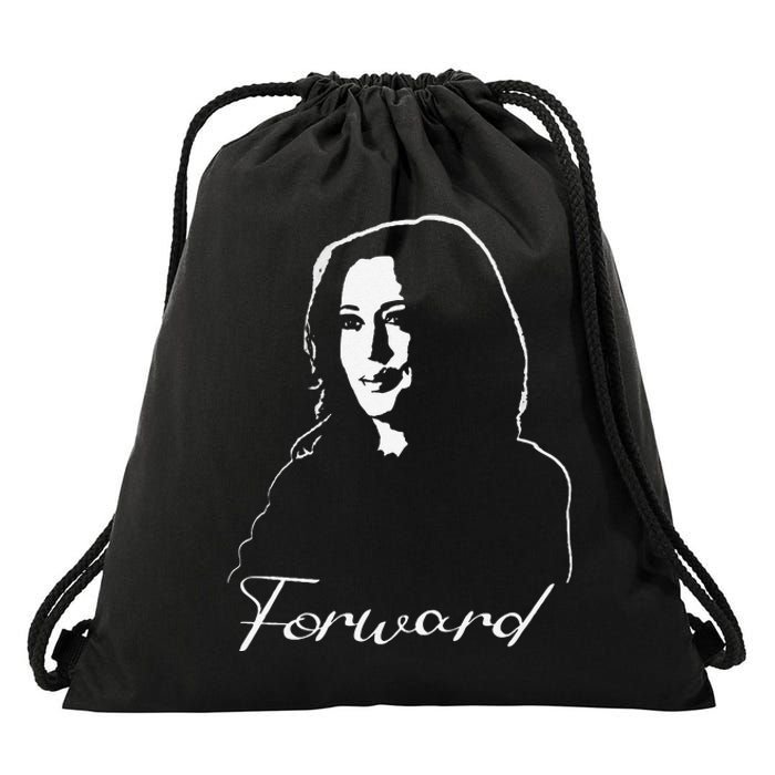 Kamala Harris Waltz Forward 2024 President America Election Drawstring Bag