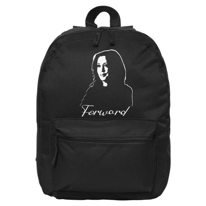 Kamala Harris Waltz Forward 2024 President America Election 16 in Basic Backpack