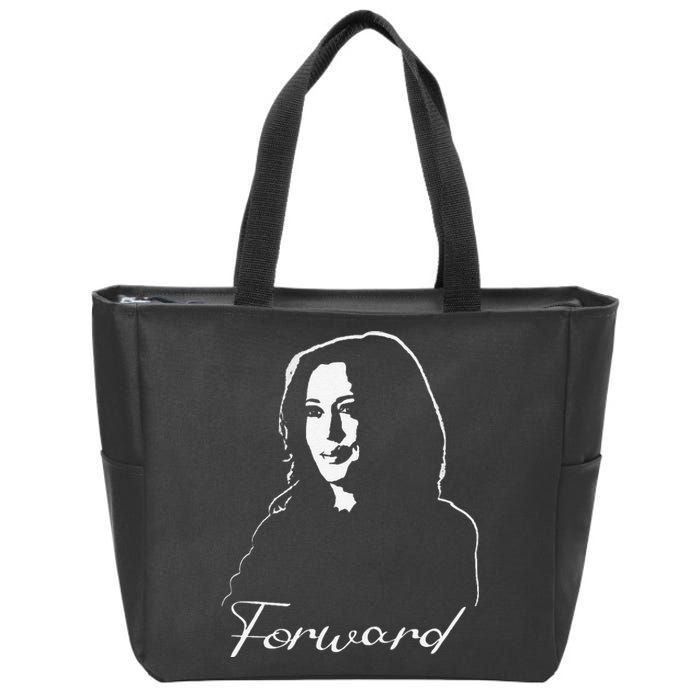 Kamala Harris Waltz Forward 2024 President America Election Zip Tote Bag