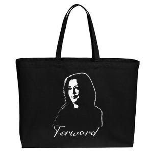 Kamala Harris Waltz Forward 2024 President America Election Cotton Canvas Jumbo Tote