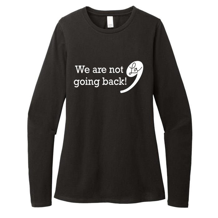 Kamala Harris Were Not Going Back Vote For 2024 President Gift Womens CVC Long Sleeve Shirt