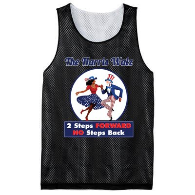 Kamala Harris Walz 2024 Waltz Dance 2 Steps Forward Not Back Mesh Reversible Basketball Jersey Tank