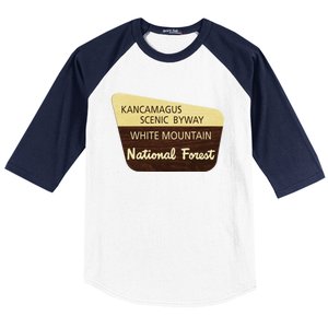 Kancamagus Highway White Mountain National Forest Gift Baseball Sleeve Shirt