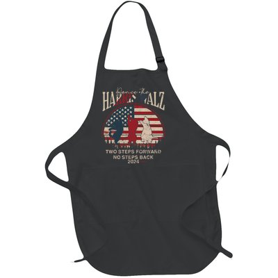 Kamala Harris Walz 2024 Waltz Dance 2 Steps Forward Not Back Full-Length Apron With Pockets