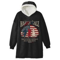 Kamala Harris Walz 2024 Waltz Dance 2 Steps Forward Not Back Hooded Wearable Blanket