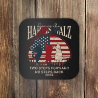 Kamala Harris Walz 2024 Waltz Dance 2 Steps Forward Not Back Coaster