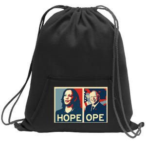 Kamala Hope Walz Ope Harris Walz 2024 Ope Vice President Gift Sweatshirt Cinch Pack Bag