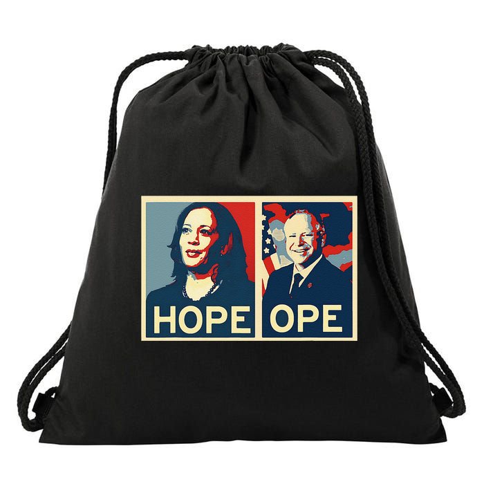 Kamala Hope Walz Ope Harris Walz 2024 Ope Vice President Gift Drawstring Bag