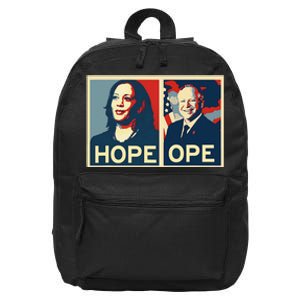 Kamala Hope Walz Ope Harris Walz 2024 Ope Vice President Gift 16 in Basic Backpack