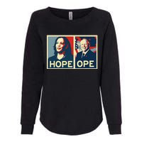 Kamala Hope Walz Ope Harris Walz 2024 Ope Vice President Gift Womens California Wash Sweatshirt