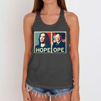 Kamala Hope Walz Ope Harris Walz 2024 Ope Vice President Gift Women's Knotted Racerback Tank