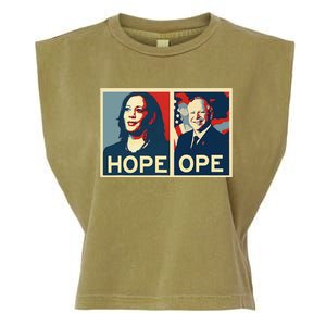 Kamala Hope Walz Ope Harris Walz 2024 Ope Vice President Gift Garment-Dyed Women's Muscle Tee