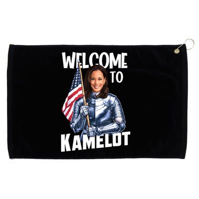 Kamala Harris Welcome To Kamelot Presidential Election 2024 Grommeted Golf Towel