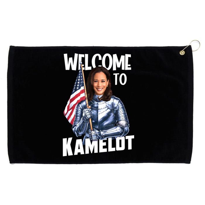 Kamala Harris Welcome To Kamelot Presidential Election 2024 Grommeted Golf Towel