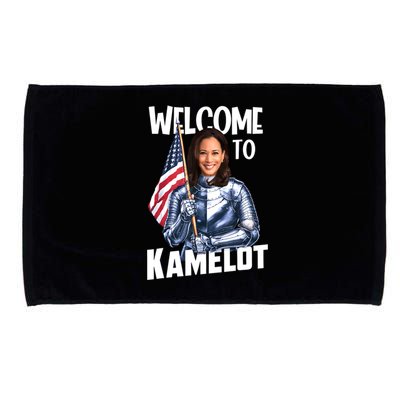 Kamala Harris Welcome To Kamelot Presidential Election 2024 Microfiber Hand Towel