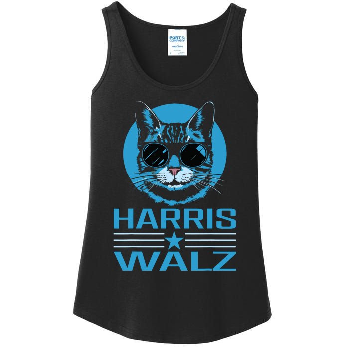 Kamala Harris Walz Harris Waltz 2024 Democratic Vp President Ladies Essential Tank