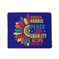 Kamala Harris Waltz Peace Love E Hope Diversity Mousepad