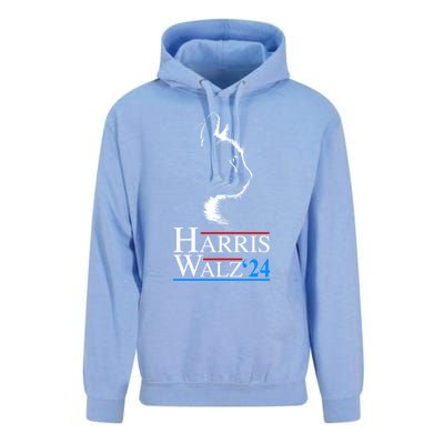 Kamala Harris Walz Waltz 2024 Vp President Funny Cat Ladies Gift Unisex Surf Hoodie