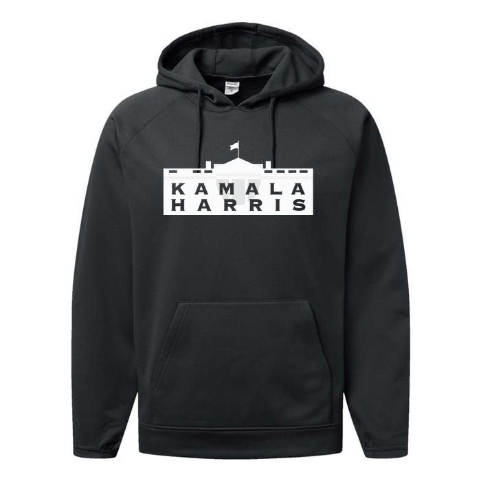 Kamala Harris White House Performance Fleece Hoodie