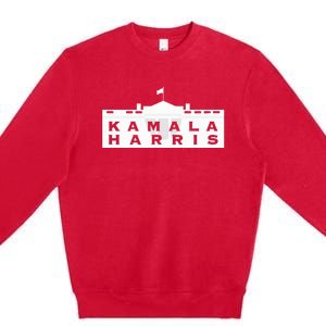 Kamala Harris White House Premium Crewneck Sweatshirt