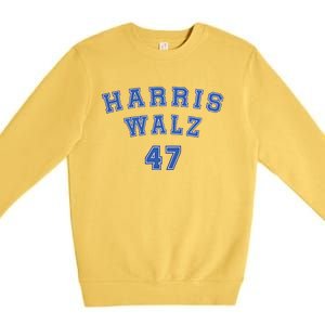 Kamala Harris Walz 2024 Harris Waltz President Democratic 47 Premium Crewneck Sweatshirt